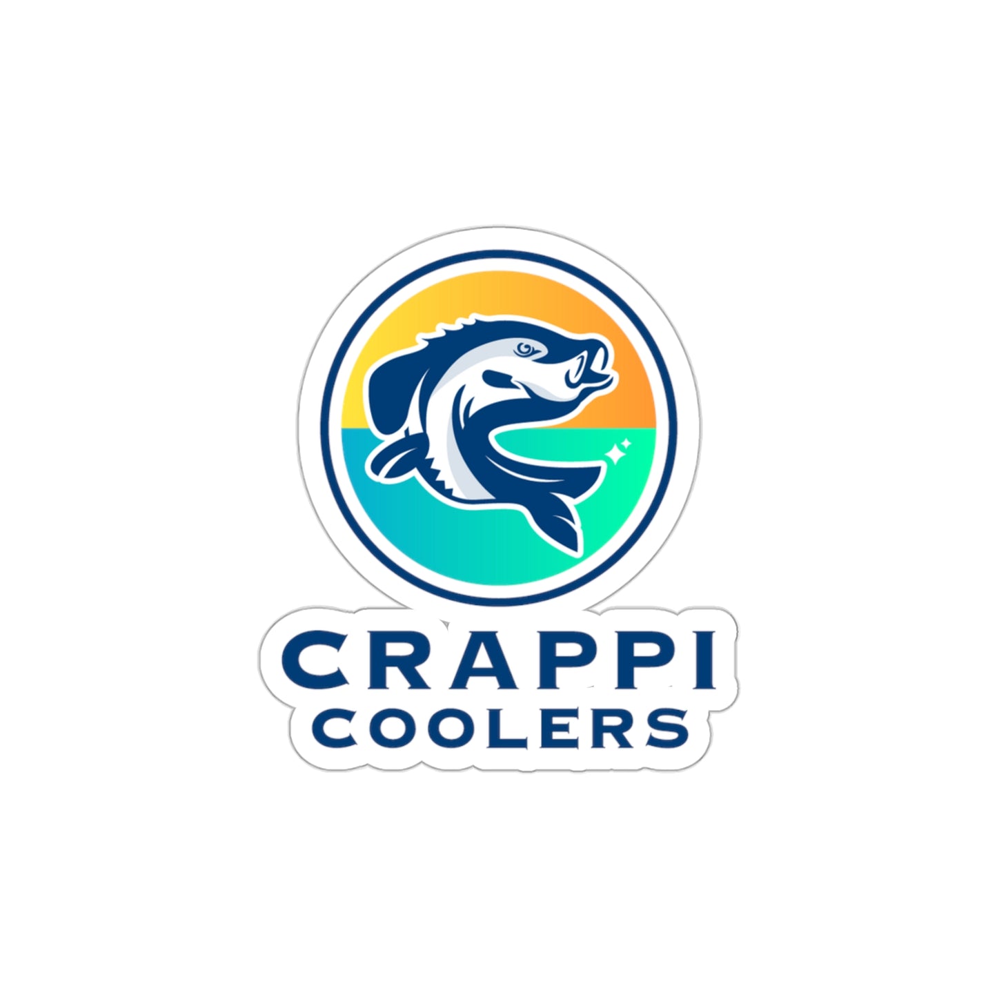 Crappi Coolers Kiss-Cut Sticker