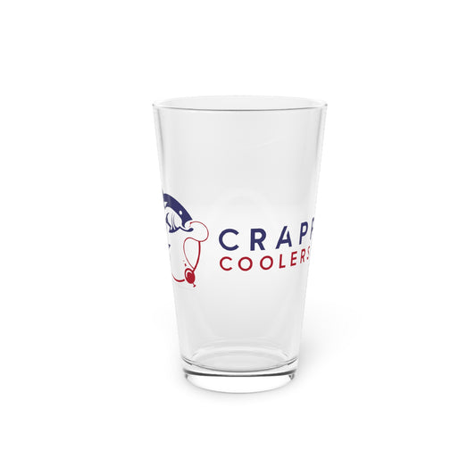 Crappi Coolers Pint Glass, 16oz