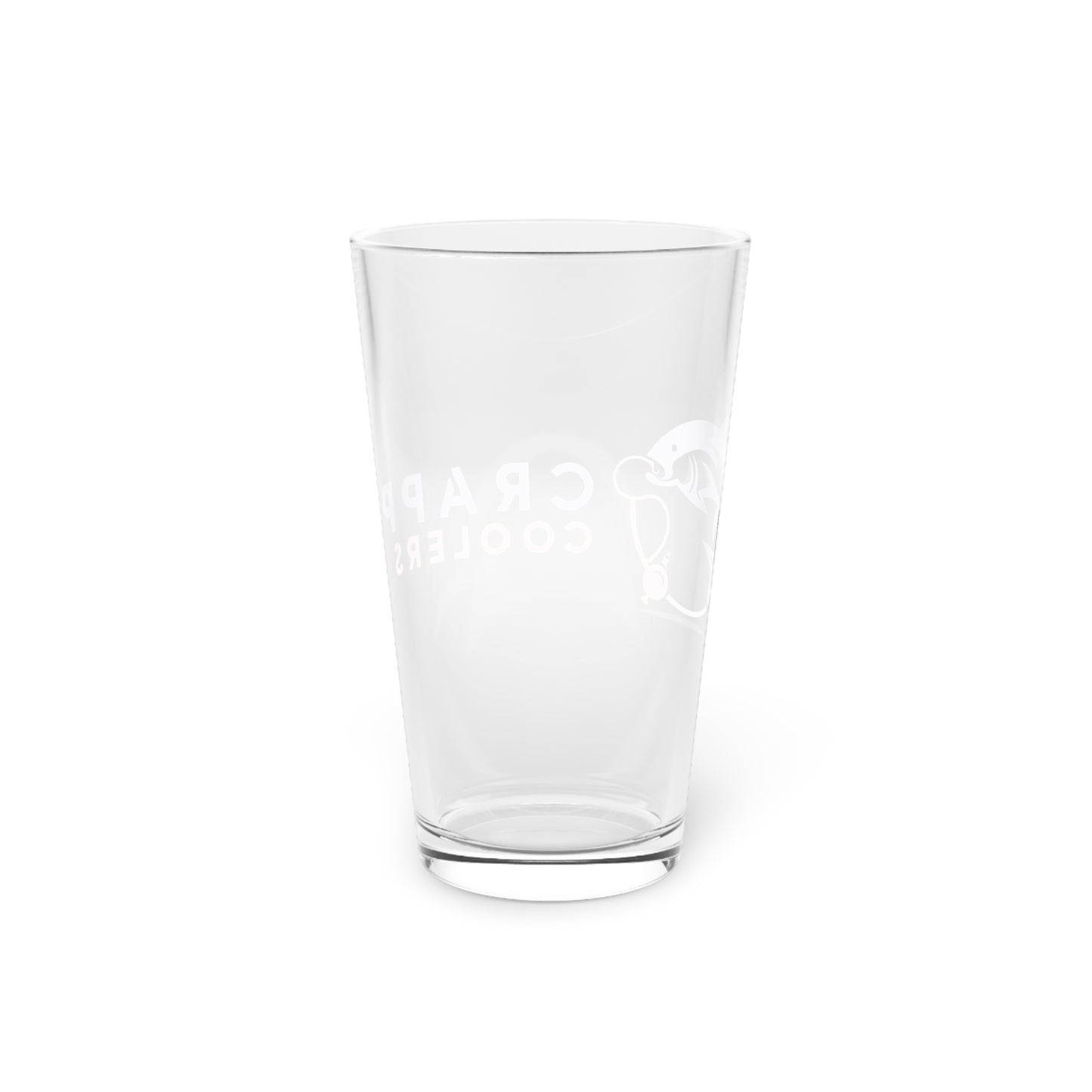 Crappi Coolers Pint Glass, 16oz