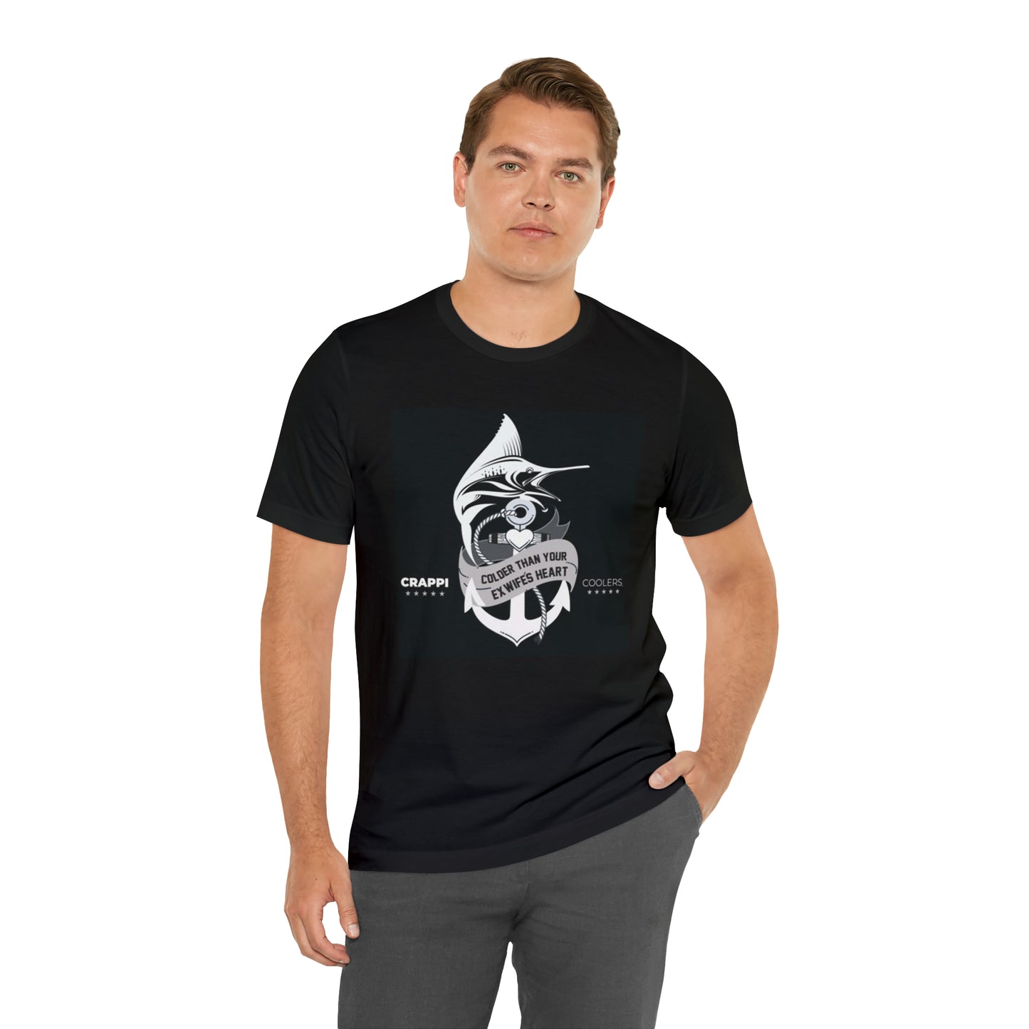 Colder Than Your Ex Wife's Heart Unisex Jersey Short Sleeve Tee