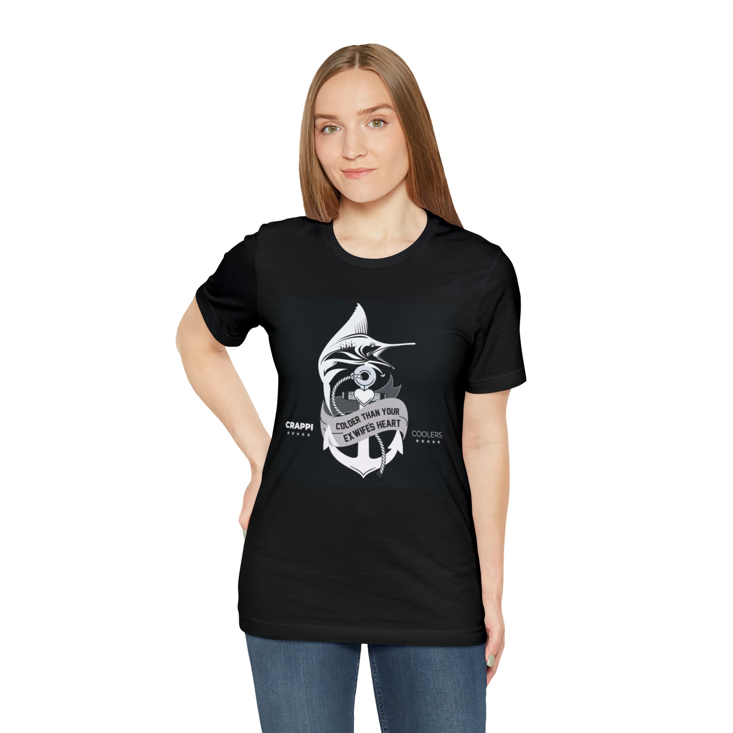 Colder Than Your Ex Wife's Heart Unisex Jersey Short Sleeve Tee