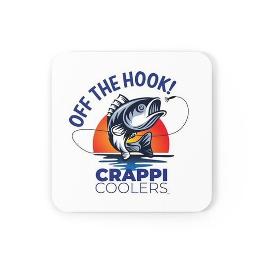 Off the Hook! Cork Back Coaster